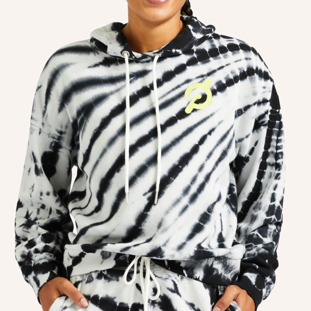 Peloton Lightweight Tie Dye Hoodie - Size Small